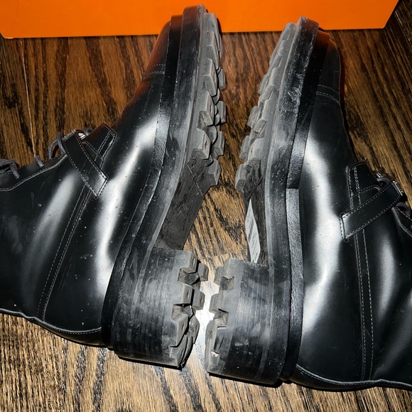 Hermes Kelly Ankle boot size 39.5 EU Glossed Calfskin black - Picture 9 of 16